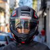 NOLAN N90-3 LIGHTHOUSE PRETO VERMELHO CINZA FOSCO -49-